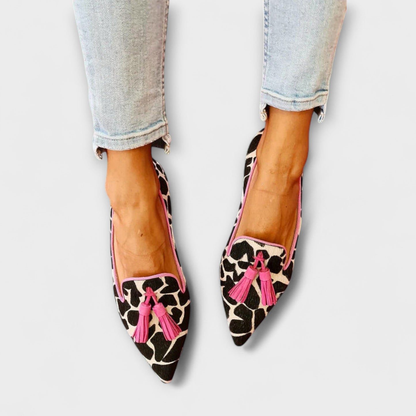 JULIANA™ | Mocasines Con Estampado Animal