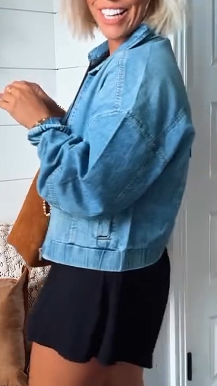 VALENTINA™ | Chaqueta De Mezclilla Clásica