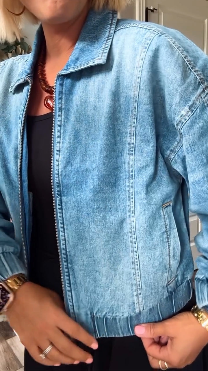 VALENTINA™ | Chaqueta De Mezclilla Clásica