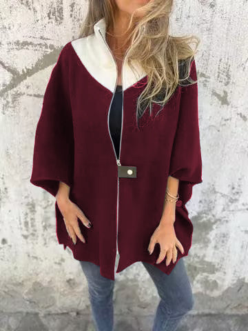 ALESSIA™ | Chaqueta Con Cuello Alto
