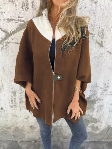ALESSIA™ | Chaqueta Con Cuello Alto