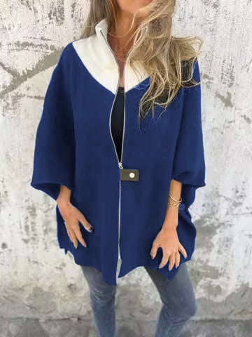 ALESSIA™ | Chaqueta Con Cuello Alto