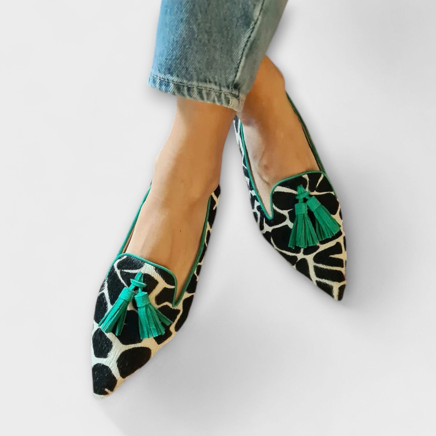 JULIANA™ | Mocasines Con Estampado Animal
