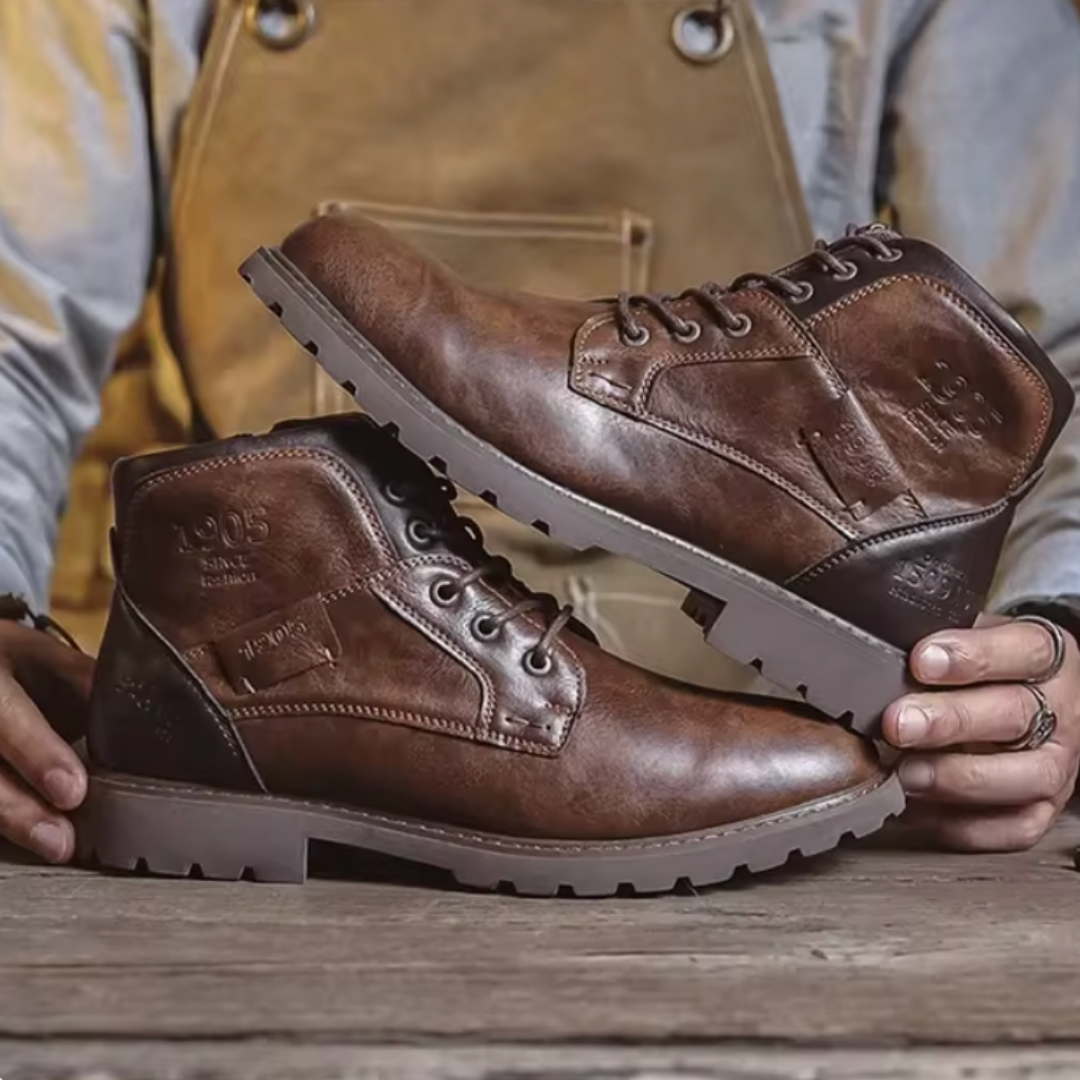 RAUL™ | Botas Con Diseño Vintage
