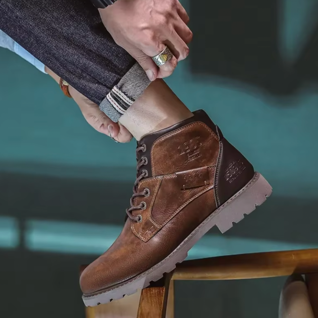 RAUL™ | Botas Con Diseño Vintage
