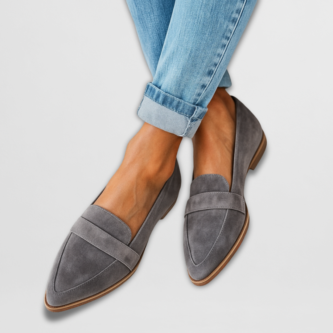 NADIA™ | Mocasines Elegantes De Ante