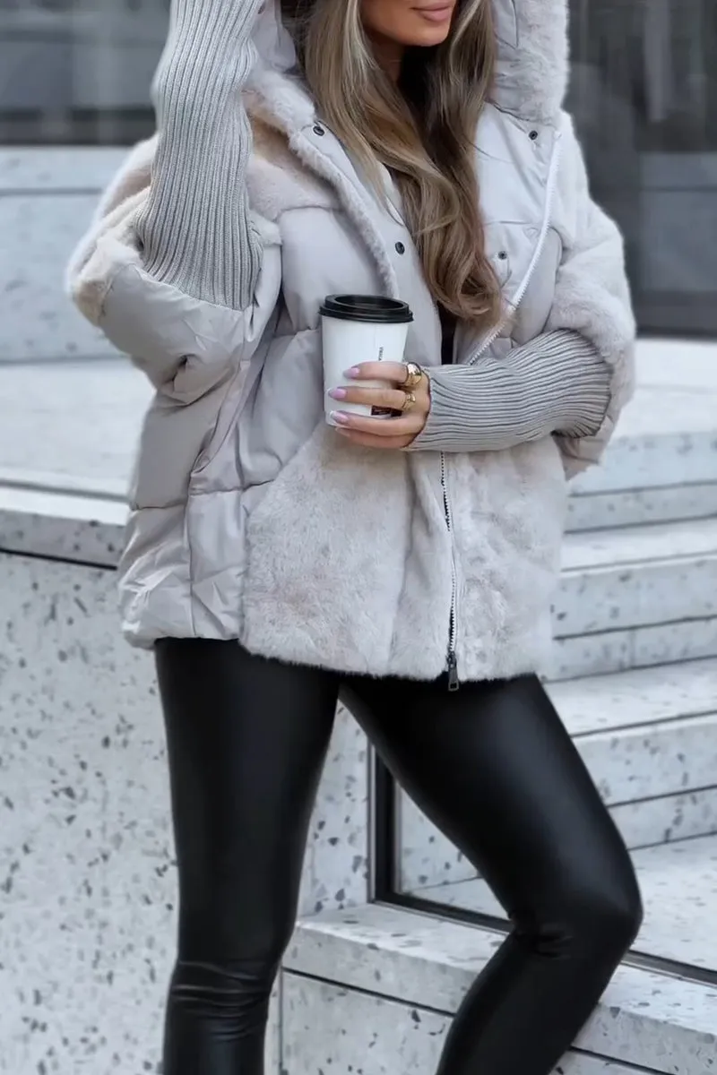 RIHANA™ | Chaqueta Moderna Con Capucha