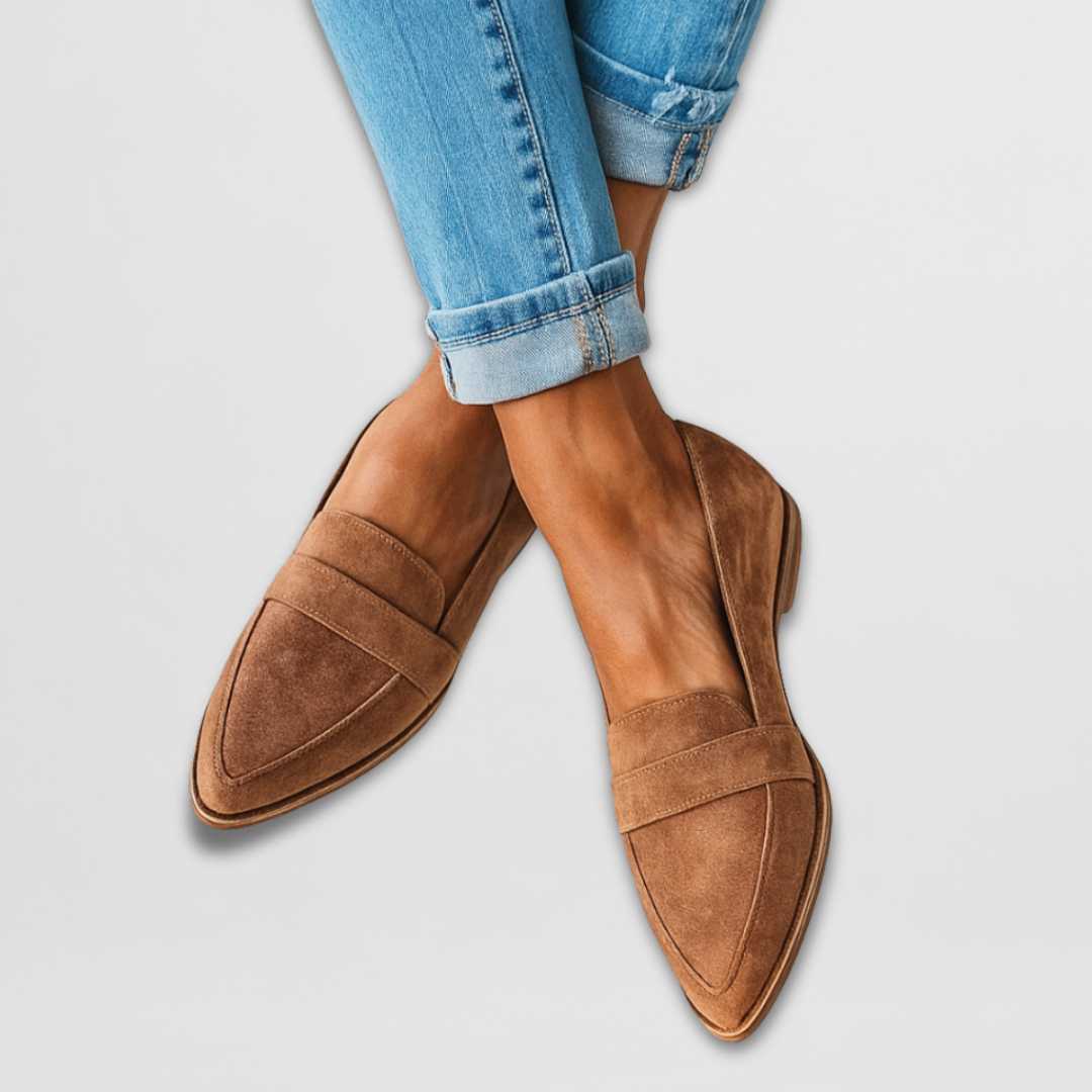 NADIA™ | Mocasines Elegantes De Ante