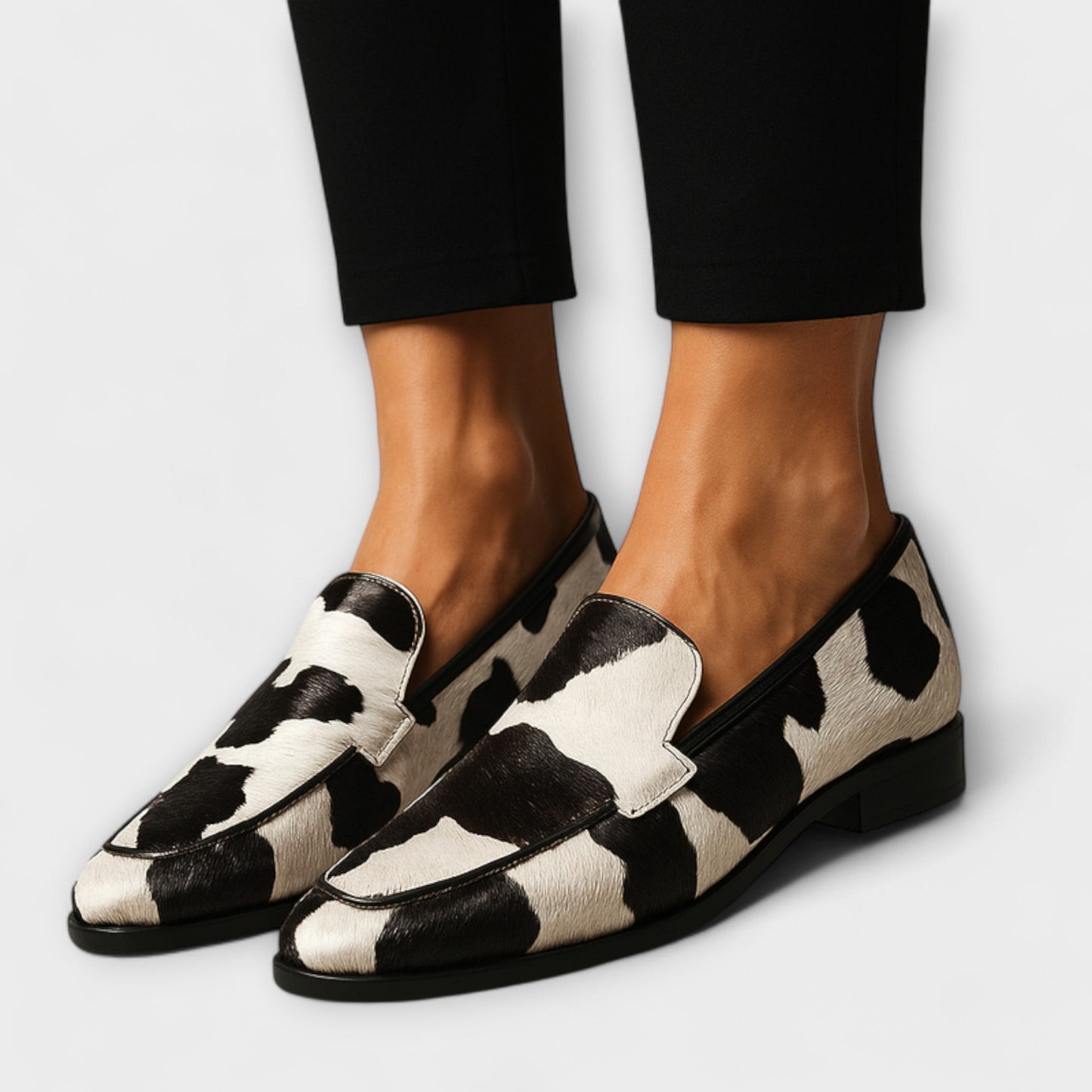 MILENKA™ | Mocasines Con Estampado Animal