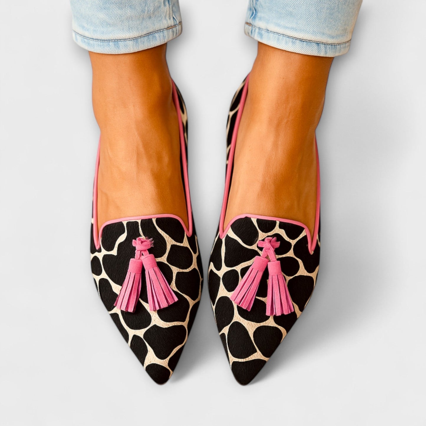 JULIANA™ | Mocasines Con Estampado Animal