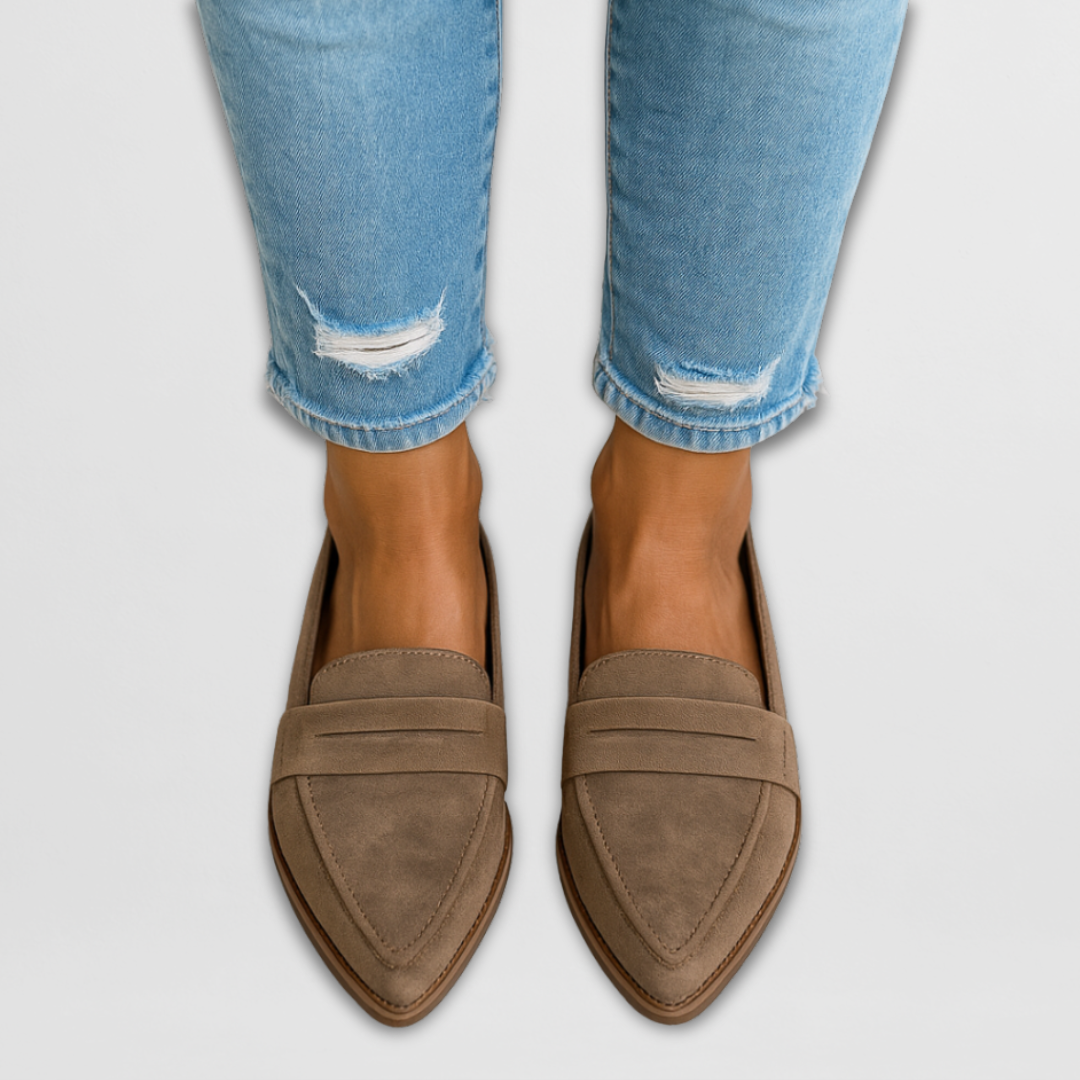 NADIA™ | Mocasines Elegantes De Ante