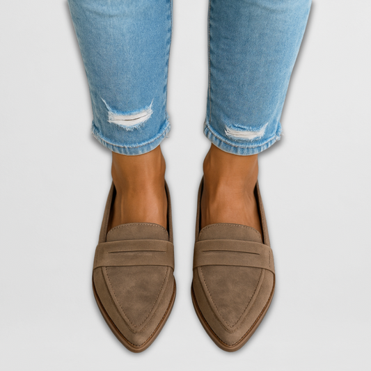 NADIA™ | Mocasines Elegantes De Ante