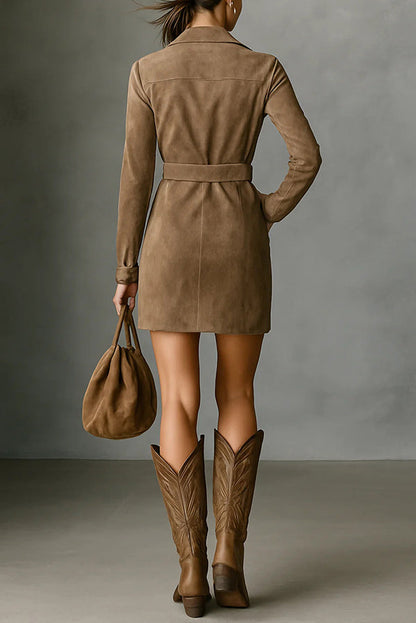 Taliana™-Vestido de Mangas Largas