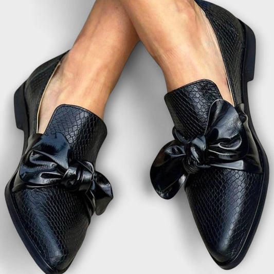 CECILIA™ | Mocasines Con Detalle De Lazo