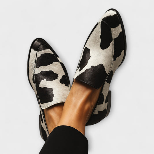MILENKA™ | Mocasines Con Estampado Animal