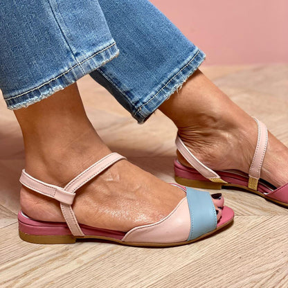 ROSAURA™ | Sandalias Asimétricas Y Coloridas