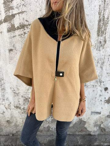 ALESSIA™ | Chaqueta Con Cuello Alto