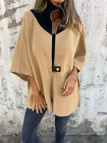 ALESSIA™ | Chaqueta Con Cuello Alto